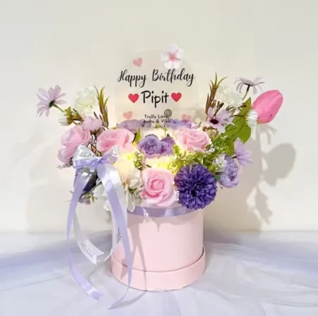 Bloom Box Akrilik Ucapan Ulang Tahun Simalungun